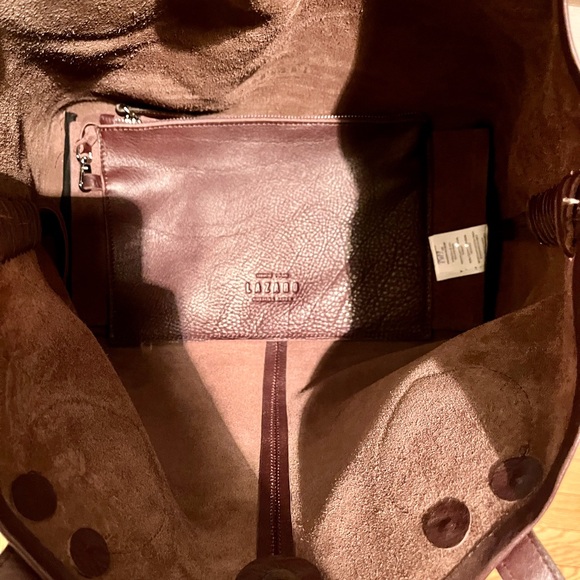 Lazaro Since 1945 Genuine Leather Brown Shoulder Bag - Picture 4 of 9